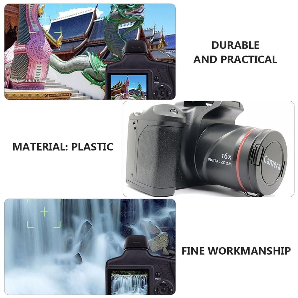 Digital Camera, 16MP 2.4 Inch LCD Screen 16X Digital Zoom Cameras For Photography & Video,720P Wide Angle Digital Camera