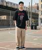 MODERMENT Real Overfit Buzzer Beater Short Sleeve T-Shirt [Violet]