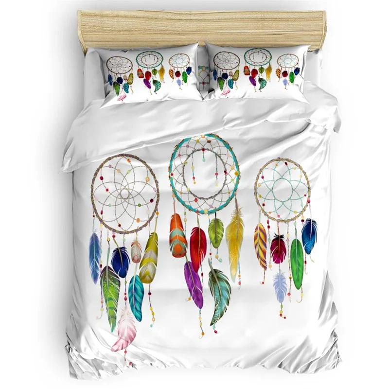 Amazing Theme Bedding Set Sacred Geometry Themed Bedding Set Various Shapes Chakra Zen Comforter Cover Dream Catcher Pillowcases