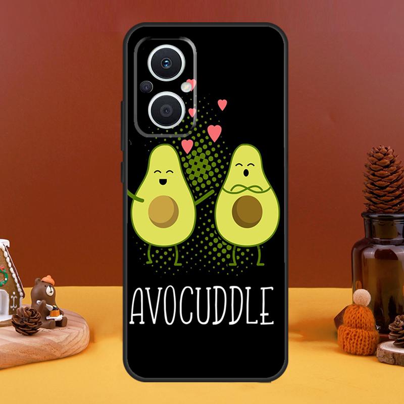 Funny Cartoon Avocado Case For OPPO Reno 8T 4Z 5Z 10 Pro 11 F 4 5 6 7 8 Lite OPPO Find X5 X6 Pro X2 X3 Lite Cover