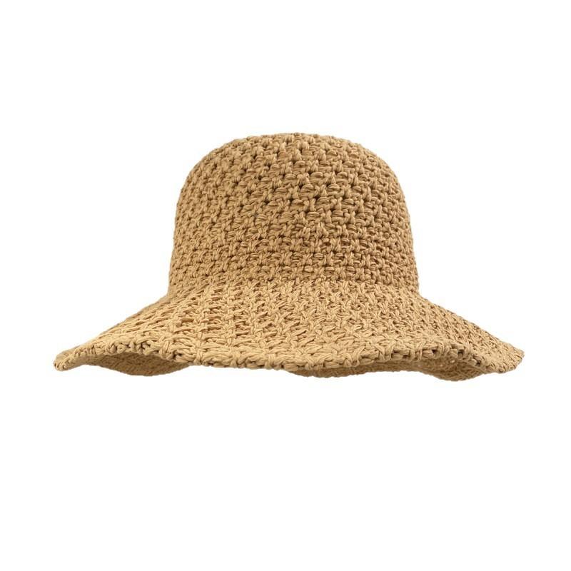 Womens Summer Wide Brim Hat With Adjustable Fit For Sun Protection And Casual Outings