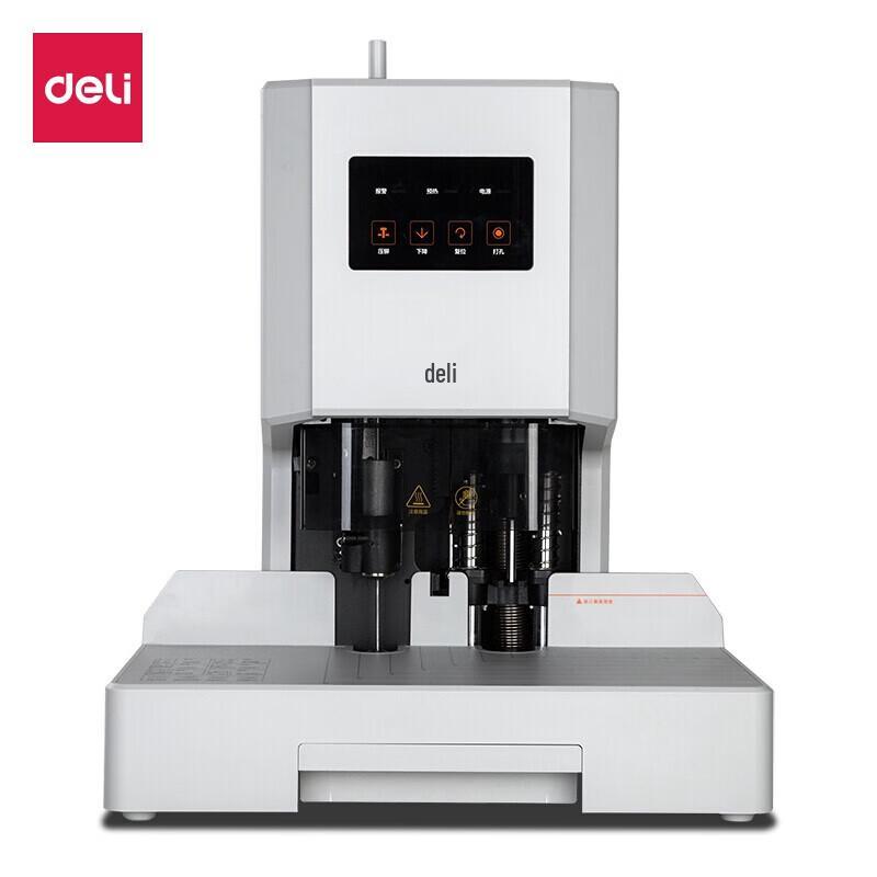 

Deli 14608 Automatic Financial Document Binding Machine CN plug (adapter included)