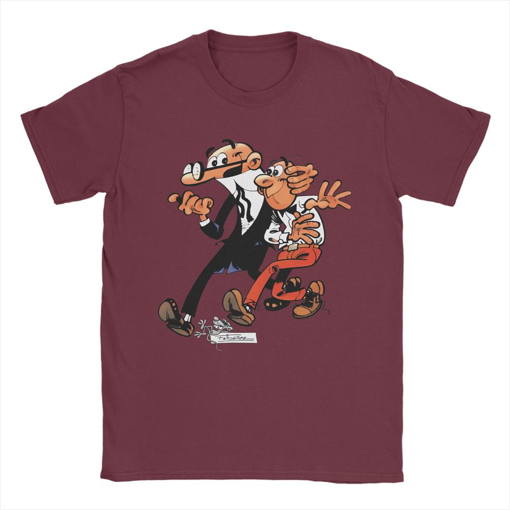 Mort & Phil Mortadelo y Filemón T Shirt Beach Popular T-Shirts Male Cotton Crewneck 4XL 5XL 6XL Tees Short Sleeves Funny Tops