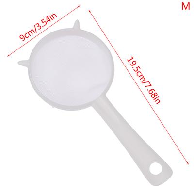Κουζίνα Χειρός Πλαστικό Σίτα Μάτι Τσαγιού Φύλλων Σουρωτήρι Αλεύρου Τρυπητό