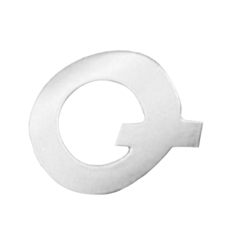 Hozilen 3D Letters Car Bumper Sticker, Adhesive Letter Alphabet Sticker, Car Decal Dustproof, Durable 3D Design Durable Car Sticker