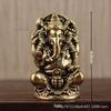 Brass Trunk God Buddha Bronze Statue Crafts India Thailand Tantric Protection Lucky Ornaments Copper W