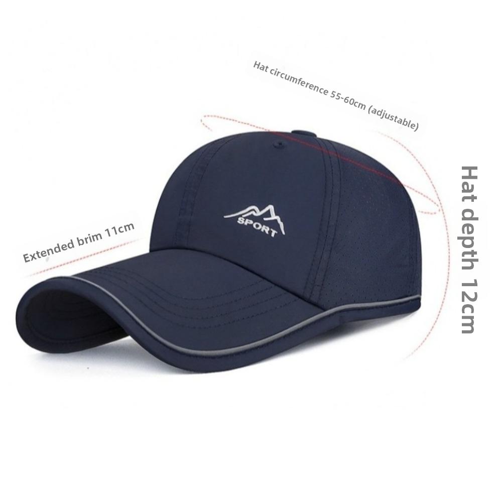 Breathable Sun Hat Quick Dry Running Hat Fashion Mesh Baseball Cap Tennis