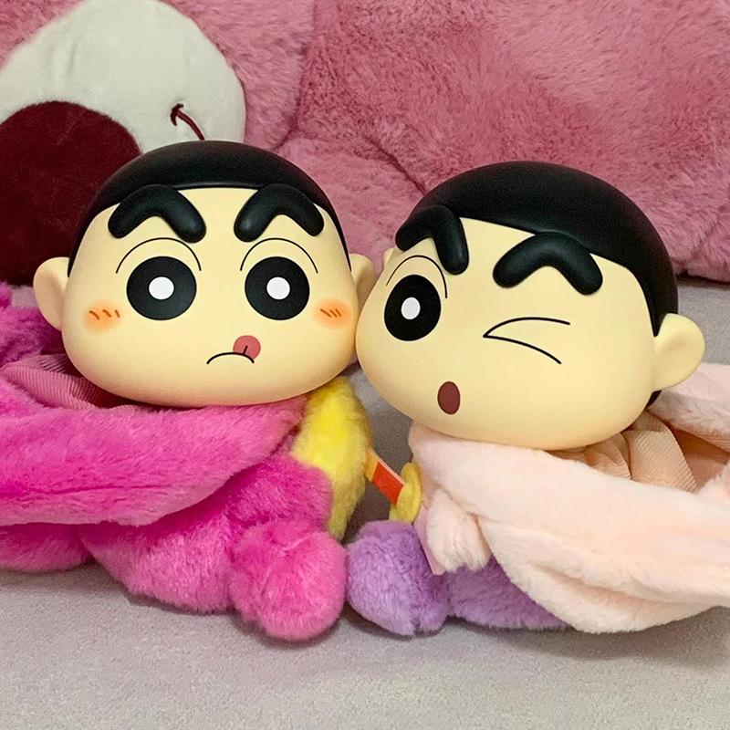 Plush Vinyl Blind Box Shin-chan Fantasy Enamel S Figure Keychain Backpack Charm Cute Doll Ornament for Girls Christmas Gift