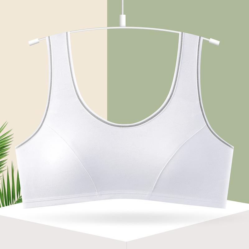 U-back Comfortable Girl's Development Period Underwear Growth Vest Seamless Breathable Bra