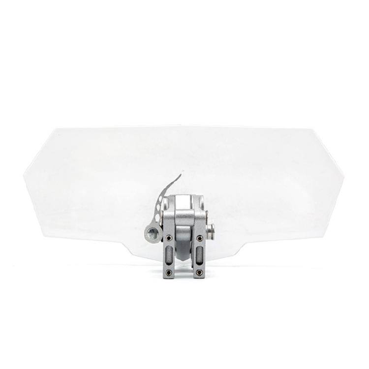 Upgrade Motorcycle Windshield Extension Universal Adjustable Clip-on Windscreen