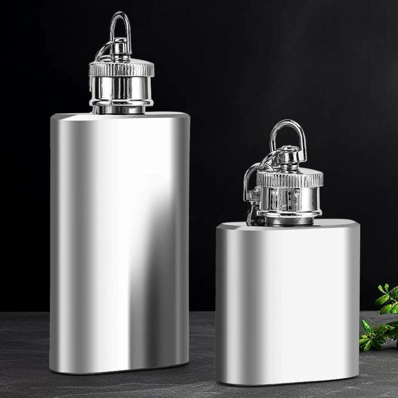 1/2/4/7/8 Oz Stainless Steel Hip Flask With Funnel Pocket Hip Flask Alcohol Liquor Hip Flask Screw Cap