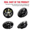 For Iron 883 Dyna 2PCS 5.75 Inch LED Headlight Projector for Triumph Rocket Iii 3 & Speed Triple & Street Triple 5 3/4" Headlamp