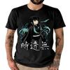 Demon Slayer Muichiro Tokito Pure Cotton T-shirt  Summer Anime Printed Loose American Casual Parent Child Short Sleeve Top