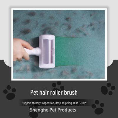 Pet Hair Remover Roller Brush for Cats and Dogs - Sticky Hair Removal Tool