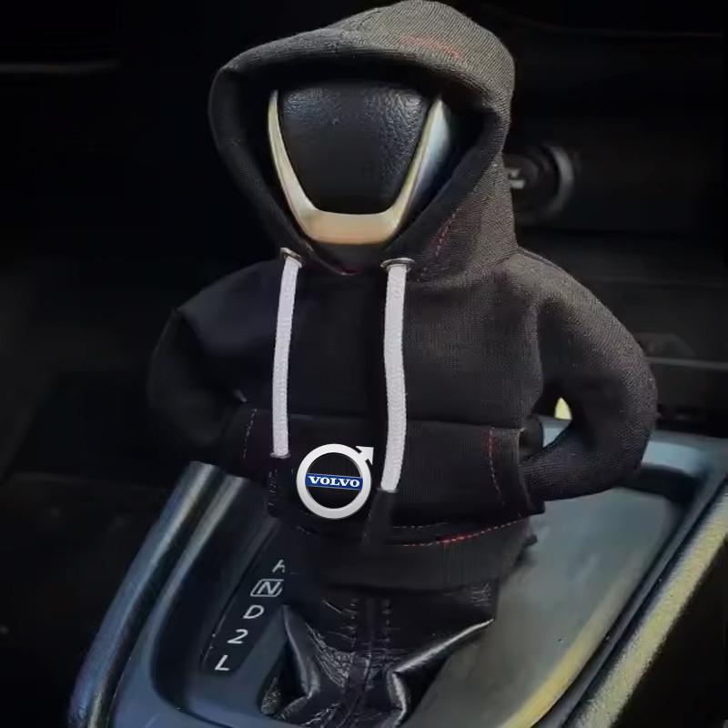 Auto Schaltknauf Hoodie Logo Knaufabdeckung Manuelles Griffschaltgetriebe Matte Für Volvo XC90 XC60 V50 S60 V70 V60 V40 S90 olestar AWD XC40 S80