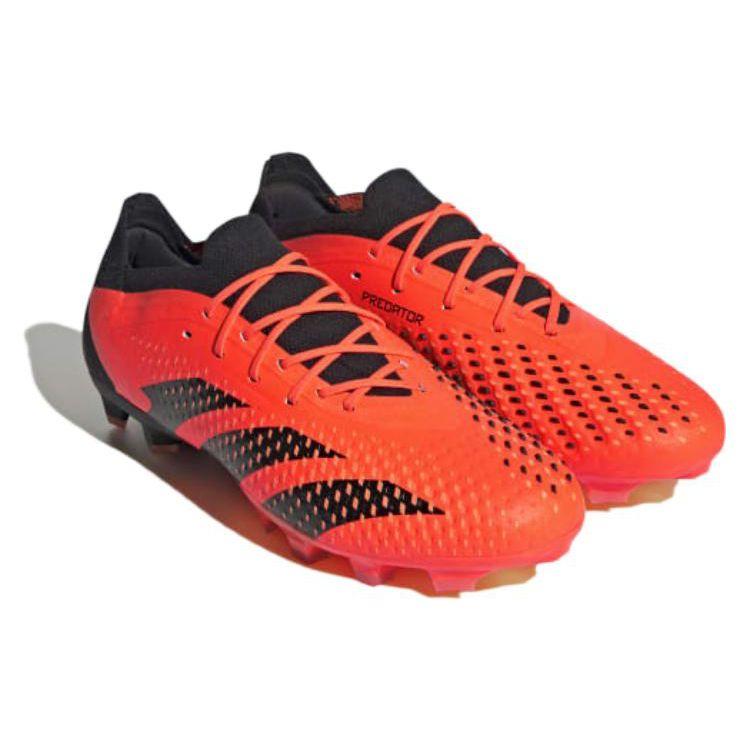 Adidas Predator Accuracy.1 Round Toe Lace-Up AG (Rubber Short Studs) Composite Material Slip-Resistant Durable Soccer Shoes Men Soccer Shoes GW7071