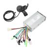 36V 48V 500W Electric Bike Controller Kit with 2 in 1 Round Color LCD Panel Thumb Throttle Conversion Kit