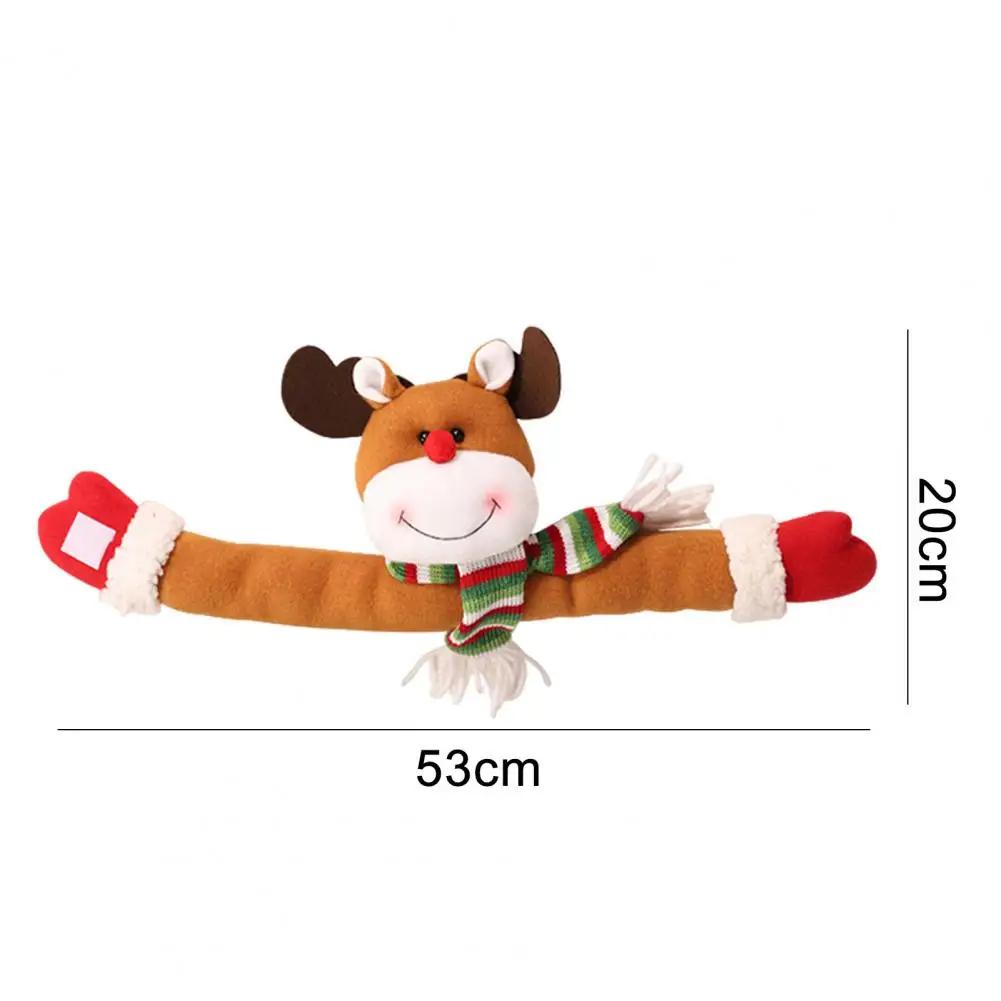 Christmas Curtain Buckle Santa Elk Elf Doll Xmas Ornaments Santa Claus Snowman Elk Shape Curtain Tieback Navidad New Year 2025