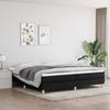 VidaXL Divan Bed with Mattress Black 200x200 Cm Fabric - Model 3144201