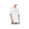 Calvin Klein Embroidered Logo Oversized Crewneck T-Shirt Unisex Tops White J322847-YAF