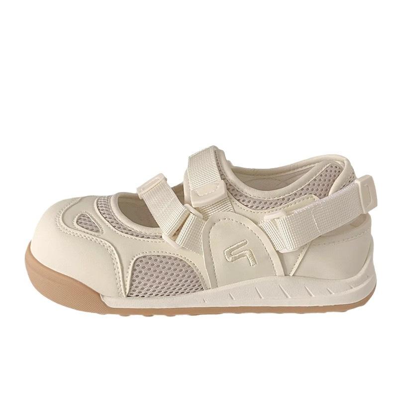 thick-soled non-slip color matching little white shoes women's summer 2025 new fashion versatile comfortable Velcro casual board shoes