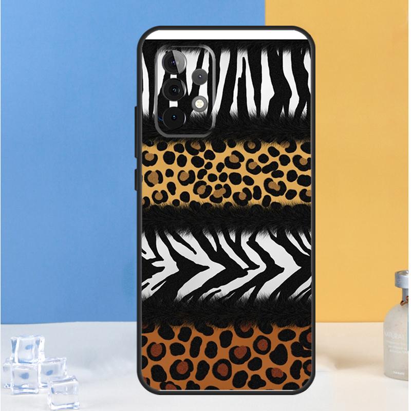 Tiger leopard print panther For Samsung Galaxy A05 A06 A13 A33 A53 A36 A26 A16 A54 A34 A14 A32 A52 A55 A35 A15 A56 Case