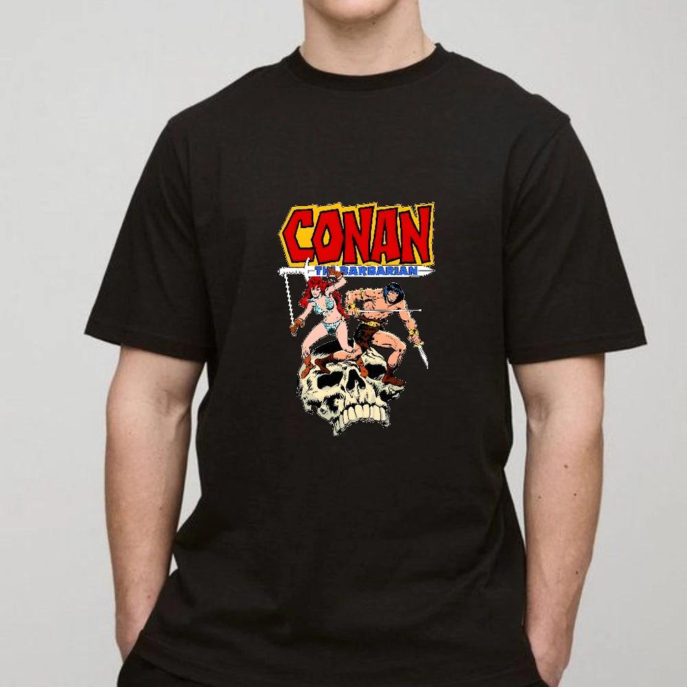 Conan The Barbarian Movie Poster TShirt Cotton All Sizes S4XL S