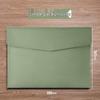 A4 Leather Document Holder - Portable Large Capacity Business Briefcase