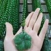 Green Jade Hand-Carved Fox Koi Hollow Jade Pendant Necklace Multicolor Chinese Amulet Women Man'S Lucky Jewelry Gift