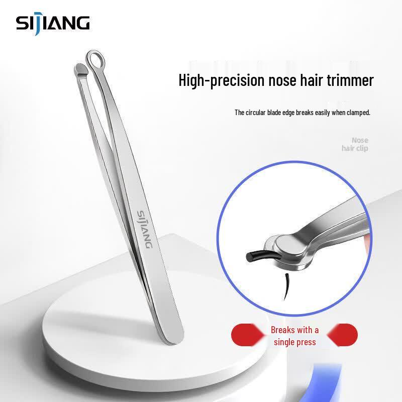 Men s Round-Tip Nose Hair Scissors