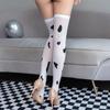 Women's Sexy Cosplay Stockings Kawaii Cow Spots Printed Thigh High Stockings Cute Lovely Milk Pantyhose Medias Kawaii Girl