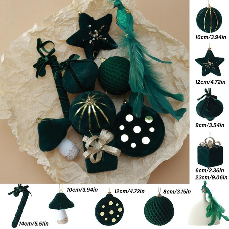 Shatterproof Christmas Tree Hanging Pendants Shimmering Baubles for Holiday Decoration Indoor and Outdoor Ornament