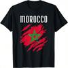 Moroccan Flag To Support Morocco - Moroccan Soccer Fans T-Shirt