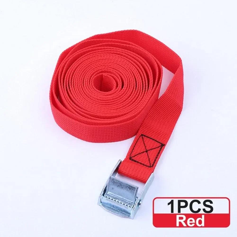 

Ремень для крепления багажа Нейлоновый Быстросъемная стяжка 25 мм X 2 м 2 м Кулачковая пряжка Грузовой Вниз Высокое качество Новый Портативный красный