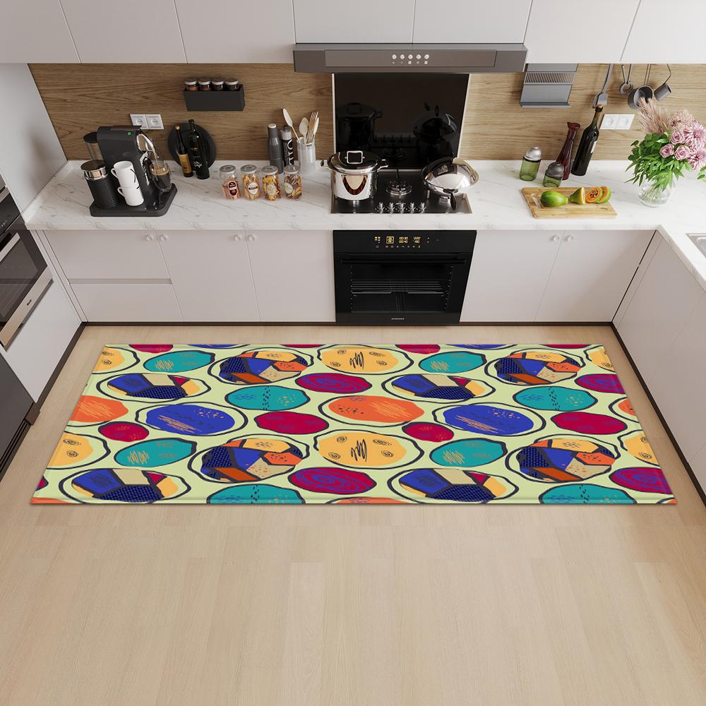 Kitchen mat entrance door mat bedroom long carpet home bathroom non-slip floor living room carpet