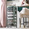 Acrylic Makeup Storage Cabinet with Drawers and Movable Shelves
