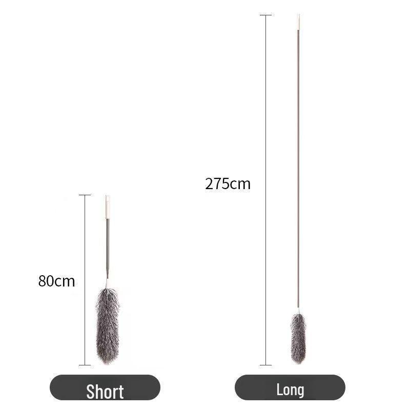 Telescopic Feather Duster for Household Ceiling Dust Cleaning