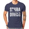 Dive Scuba Diving TShirt Men Apparel With A Suba Diver Soft Tees Summer Cotton T Shirt Hip Hop T-shirt Streetwear
