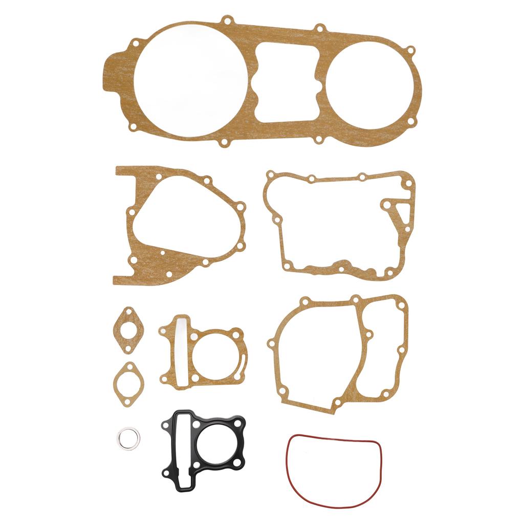 10 Pieces Motorcycle Engine Gasket Set for GY6 150 GY6 125 Cylinder 157QMJ 1P57QMJ Scooter Moped