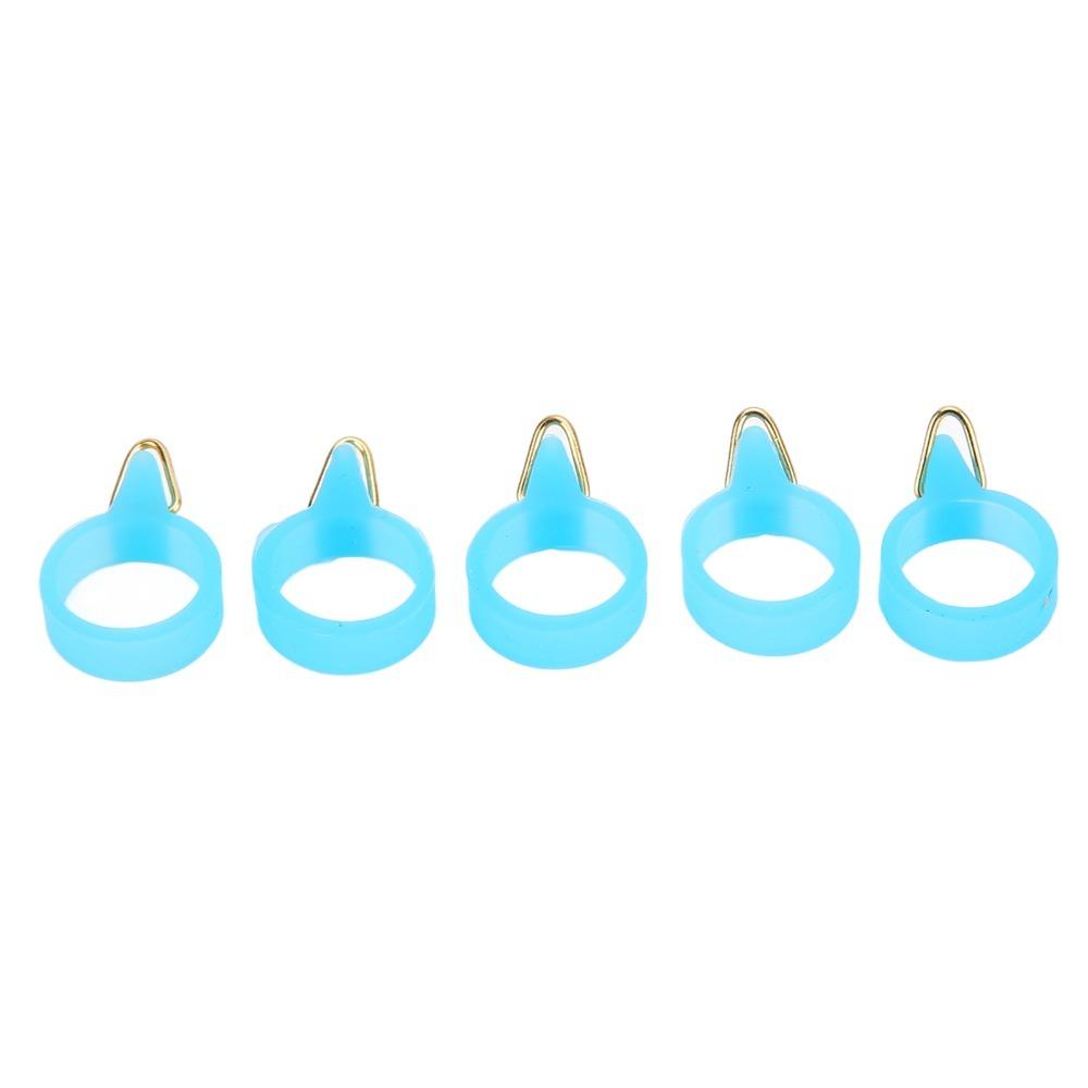 5PCS with Rubber Circle Fishing Rod Hook Holder Fishing Hook Holder  for Outdoor Fishing