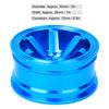 4pcs Aluminium Alloy Wheel Hub for Universal 110 Flat Running Drift RC CarBlue