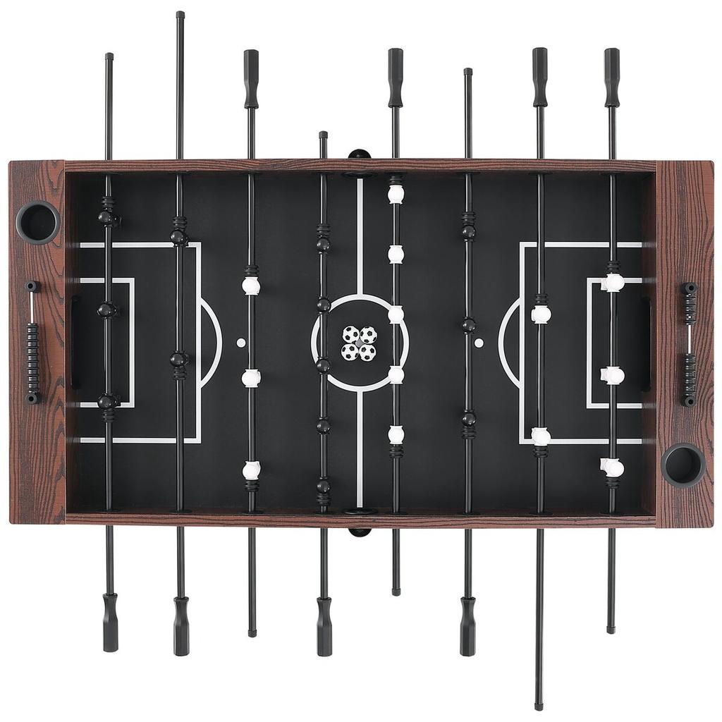 Foosball Table, 55 Inch Standard Size Foosball Table, Indoor Full Size Foosball Table for Home, Family, and Game Room, Soccer with Foosball Table Set,
