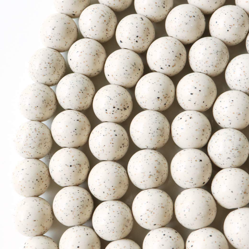 

[GOLD STONE] Beitou Stone Strand, 40cm, from Taiwan, Negative Ion Measured, Radium, 10mm