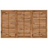 Garden Bar Table NAARDEN Natural and Black