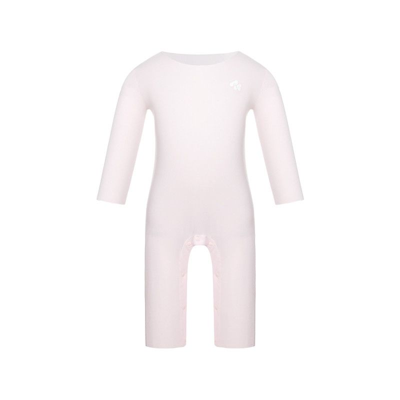 Aimu Baby Genuine Modal Milk Skin Seamless Infant Long-Sleeve Romper Milk Skin Clothing Ab145E043 Powder Ab145E043 66