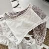 Women's Low Waist Triangle Panties Sexy Pure Cotton Lace Trim Hollow out Butterfly Knot Sexy Leopard Print Breathable Lingerie