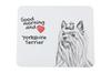 Yorkshire Terrier, Yorkie - Mouse Pad with Print, Personalized Dog-themed Mouse Pad, Unique Gadget for an Office Worker by Art-Dog Brand