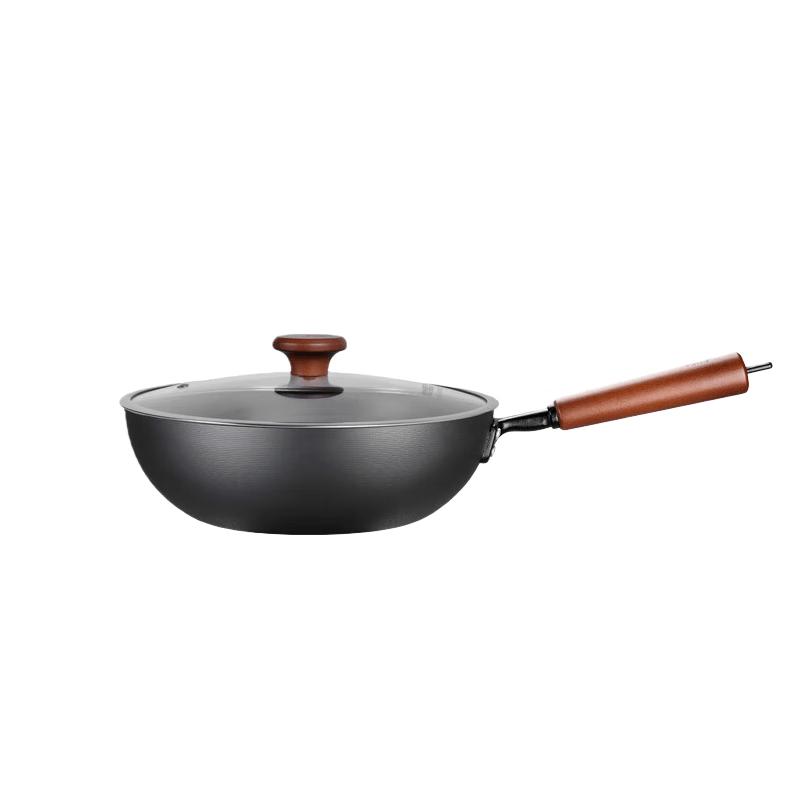 COOKER KING 32cm Wrought Iron Wok