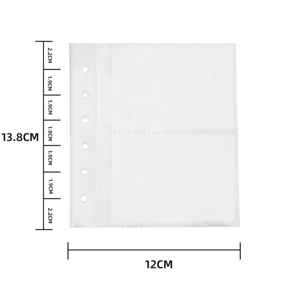 Acrylic Photo Album Loose-leaf A5/A7/A8 Idol Card Organizer Water Ripple Design Pictures Storage Booklet Instant Photo Display