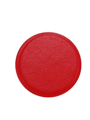 Round PU Leather Metal Plate for Car Phone Magnetic Holder Mobile Phone Holder Leather Magnetic Patch